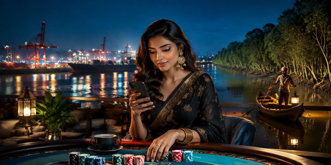 চট্টগ্রামের একজন ব্যবহারকারী মোবাইলে 7100 স্পোর্টস বেটিং উপভোগ করছেন