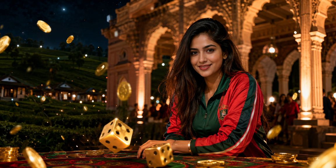 সিলেটের চা বাগানের পটভূমিতে ক্রিকেট বেটিং উপভোগ করছেন একজন ব্যবহারকারী